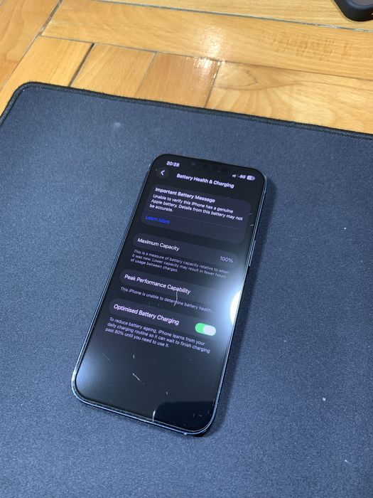 НОВА БАТЕРИЯ! iPhone 13 128gb midnight blue, пълен комплект