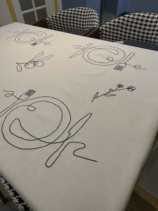 Скатерть ручной работы