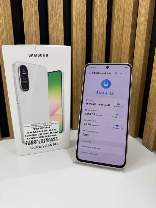 Samsung A56 (1Ciclu de incarcare) / 128GB 8GB RAM / FACTURA / GARANTIE #57859