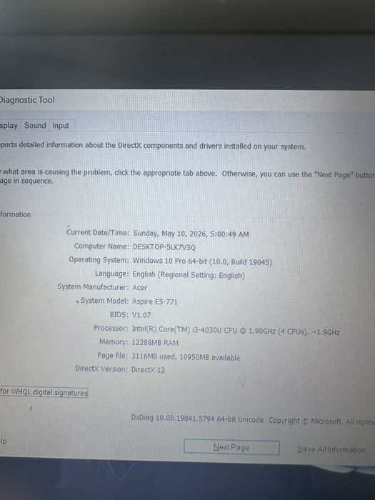 Laptop accer  !!