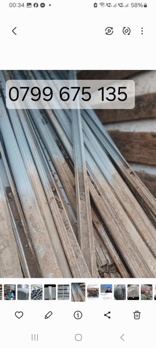 Șpalieri de beton și Șpalieri galvanizați de metal