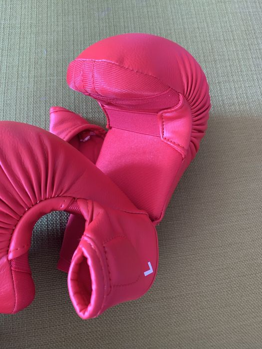 Manusi de protectie Kumite - Mitene Karate (rosii) M si L