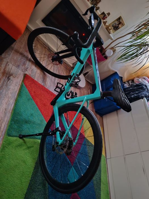 Bicicleta cursiera CARBON marime M 50cm transmisie electronica TWITTER R15 PRO