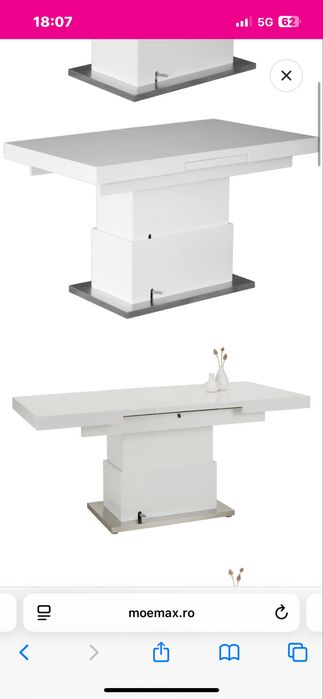 Masa extensibila de cafea 2IN1 II