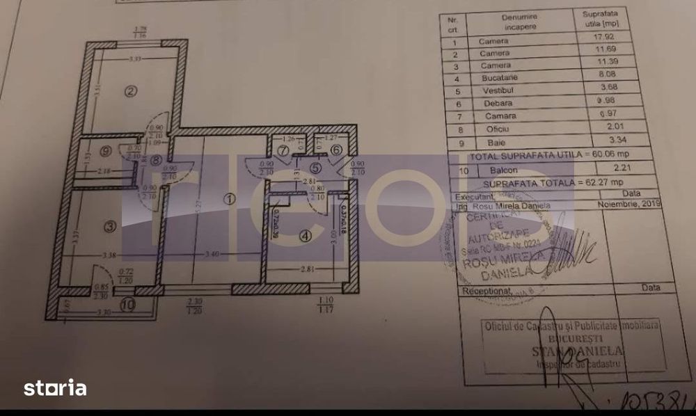 Vanzare Apartament 3 Camere Dristor Park Lake Dublu Vedere 60Mp