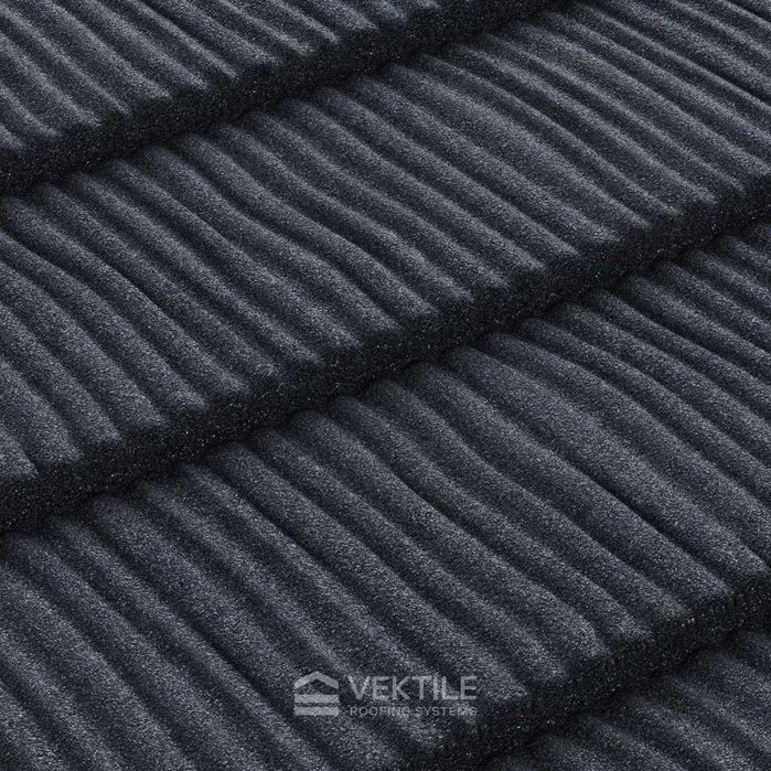 Композитная черепица VEKTILE , Профиль - Shake , Цвет - Anthracite