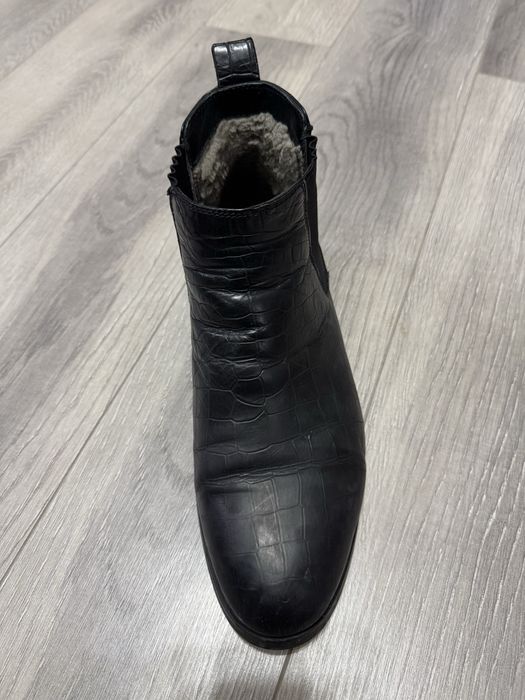 Обувь сапоги кожанные