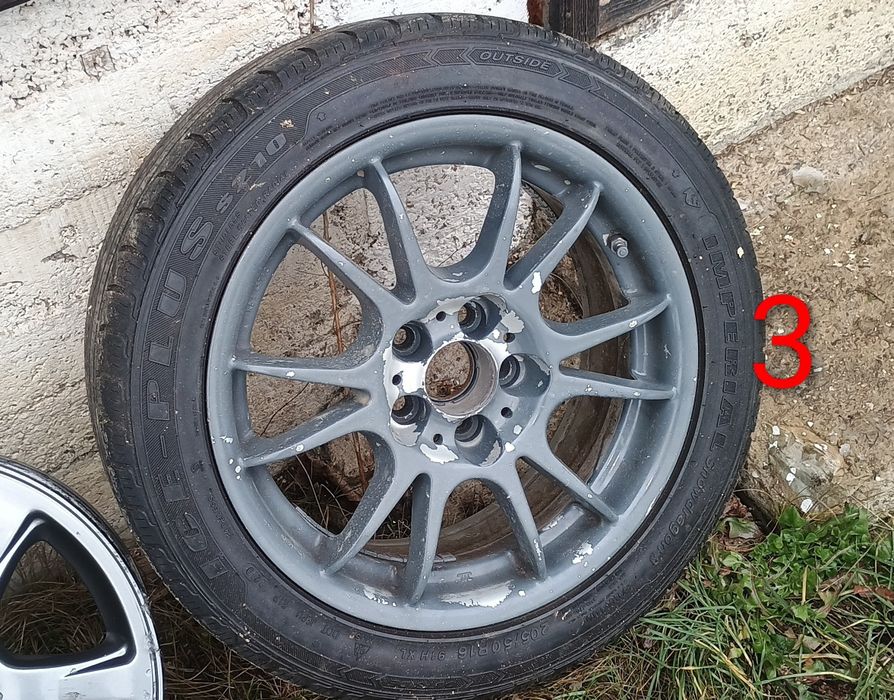 Джанти 5х100, 15 и 16 цола алуминиеви, 15 цола железни