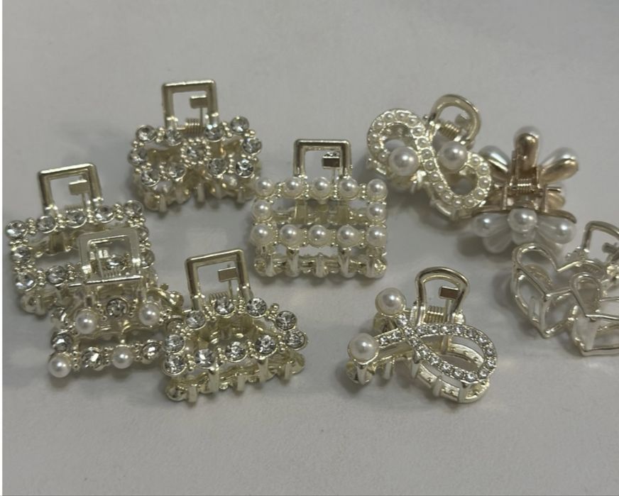 Заколка краб 10 штук