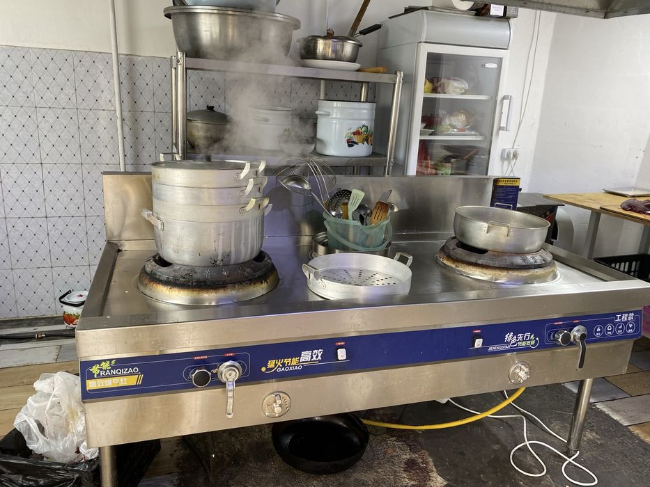 Вок плита и тестомес