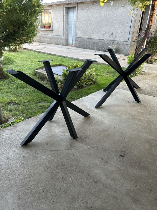 Метални крака за маса 180 лв и стелаж за плодове и зеленчуци