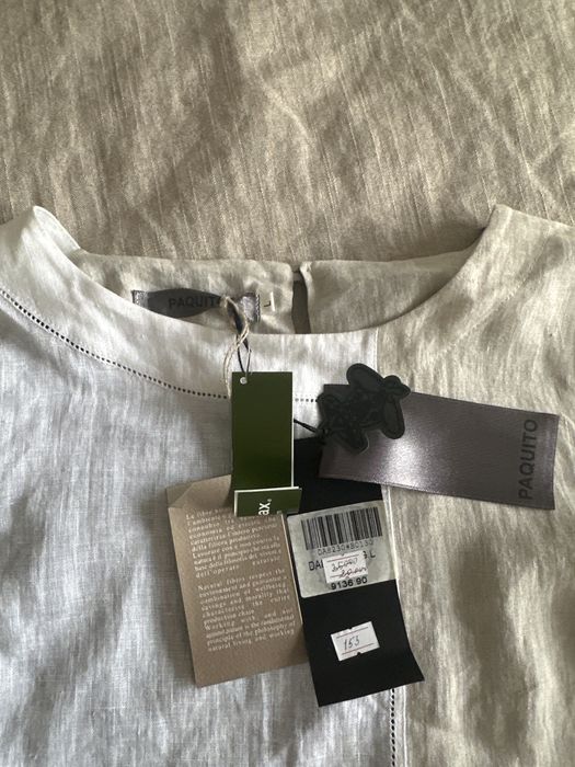 Платье лен натуральный Италия