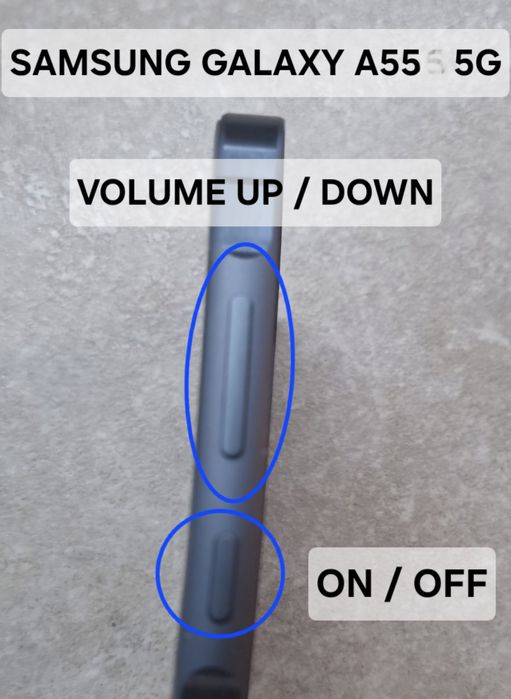 Странични бутони за SAMSUNG Galaxy A55 5G Power  бутон
