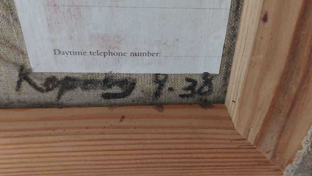 Картина масло,мост в Париж  Константин Коровин(1861-1939)рисувана 1920