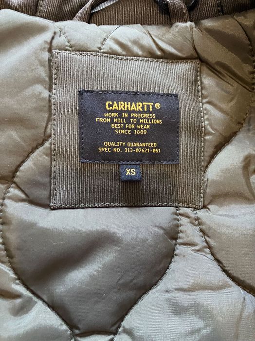 Parka CARHARTT xs ft groasa de iarna verde