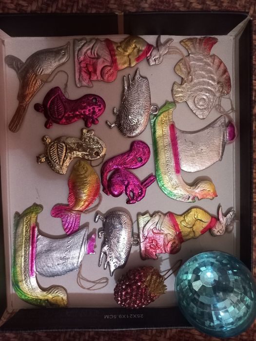 СССР елочные игрушки 50-70гг, см.все фото.