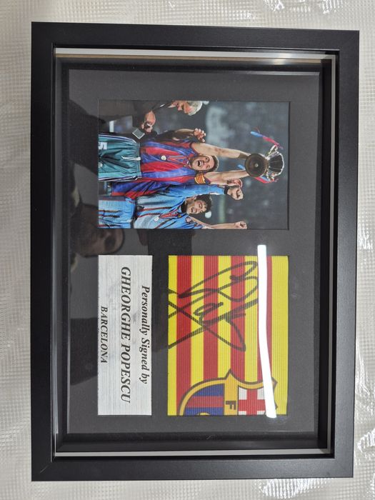Gheorghe Popescu Barcelona banderola de capitan