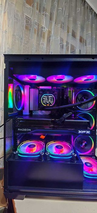 НОВО Супер Гейм PC Ryzen 7 9800X3D/64Gb/2Tb SSD/RX 9070XT 16Gb/WIFI & BT/Гаранция
