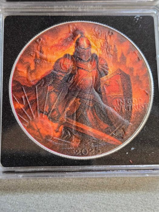 Цветни лимитирани сребърни  монети