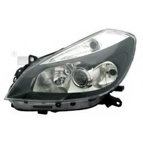 Far Renault Clio 3 - Fond Negru-stanga/dreapta 2006/2007 2008/2009