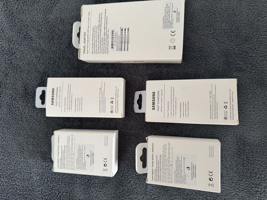 Продавам зарядни 25W/45W/50W за Samsung