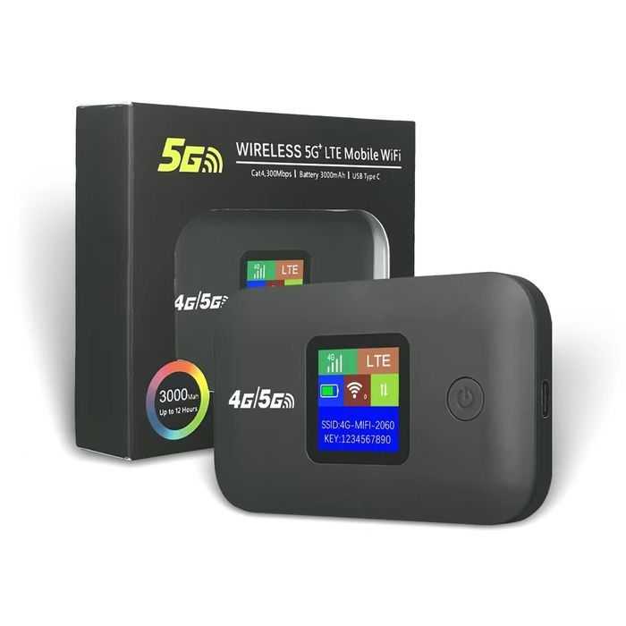 Карманный роутер 5G Wireless Mobile WiFi 300 Мбит/с. Есть доставка