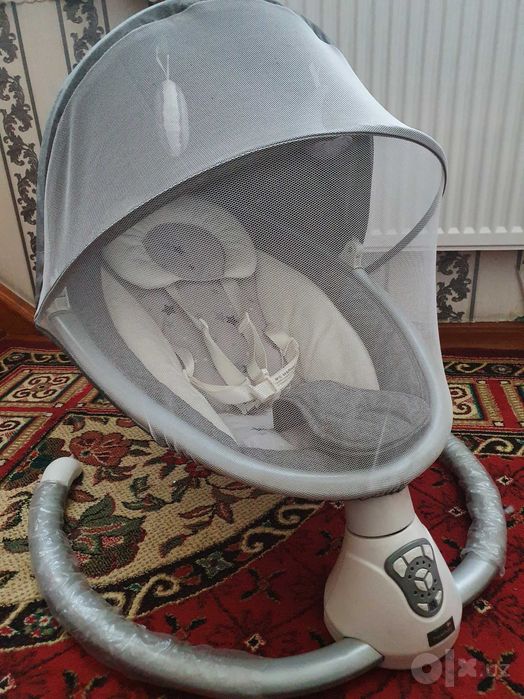 Электронный шезлонг / Качели Thanksbaby /Bluetooth, пульт, почти новый