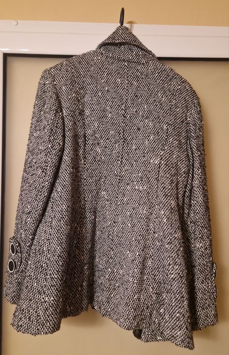 Palton în două culori