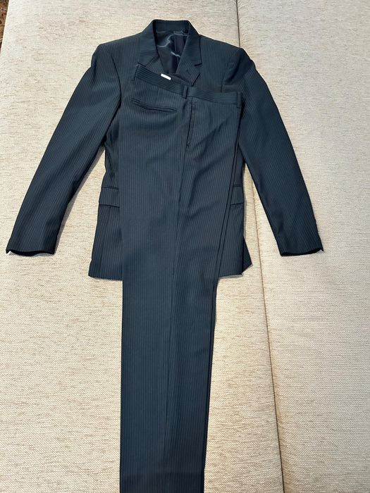 Costum barbat slim fit, marimea 44 (L)