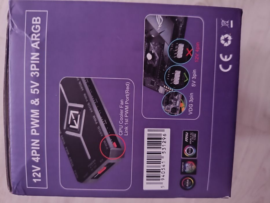 Set 6 ventilatoare Pro Gaming AURA-K6