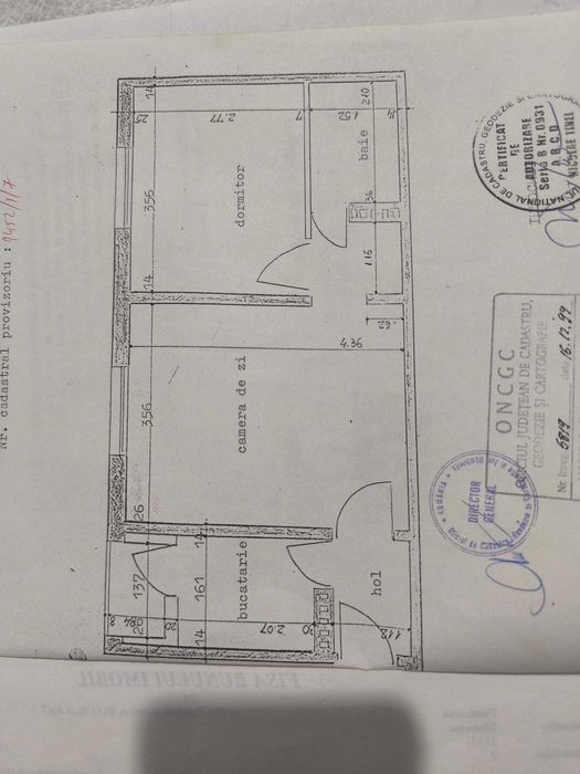 Apartament Micro 6 Targoviste, etaj 1/4, 2 camere, 37mp