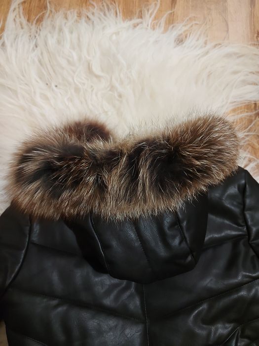 Кожено яке естествен  косъм  s размер