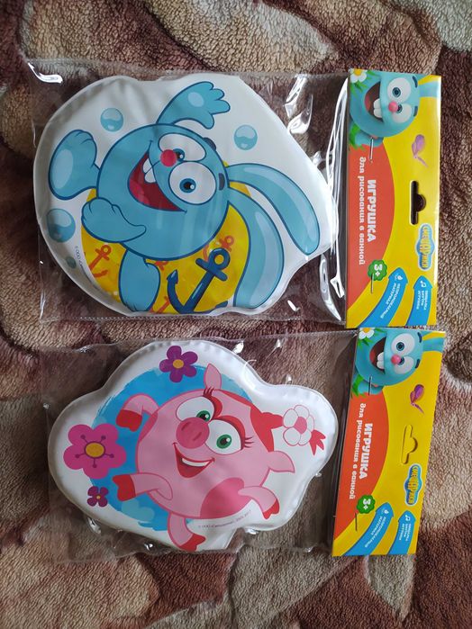 Игрушки для рисования в ванне