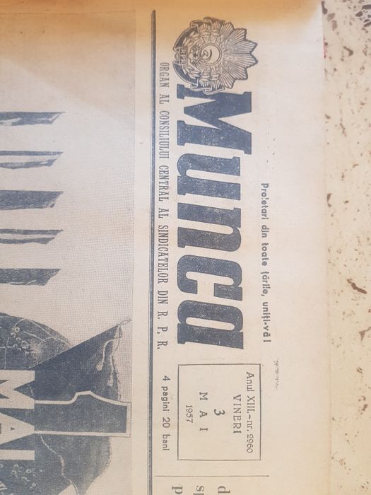 Colecție 120 numere ziarul Munca