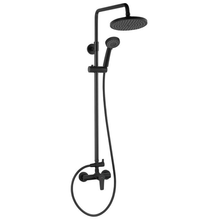 Sistem dus Ferro Rennto NP84-BNT7U-BL, finisaj negru:3 buc disponibile