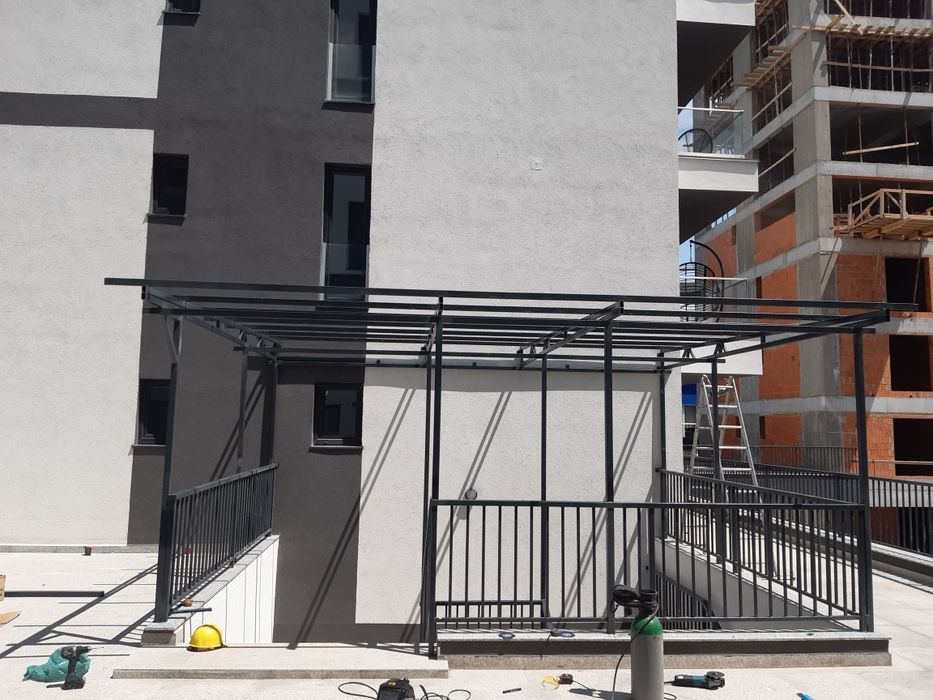 Balustrade inox.