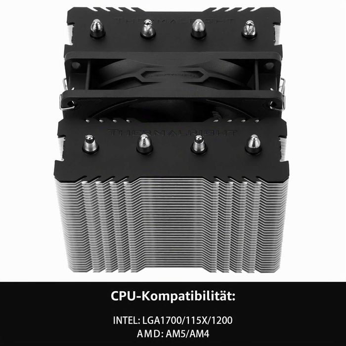 Thermalright Peerless Assassin 90 SE двукуполен CPU охладител
