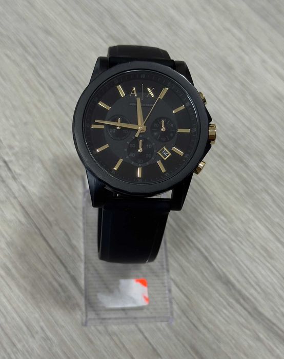 Мъжки часовник  Armani EXCHANGE с черно покритие  - AX7105