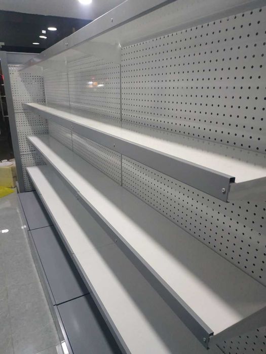 araera.uz  стеллаж в магазин для продуктов из металла savdo stelaji