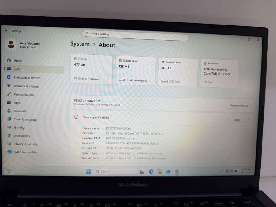 Laptop Asus Vivobook