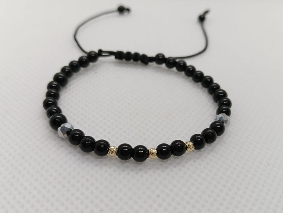 Brățări cu biluțe din aur 14 k