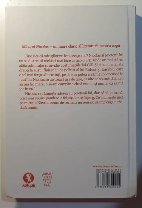 Micutul Nicolas, ed. Arthur