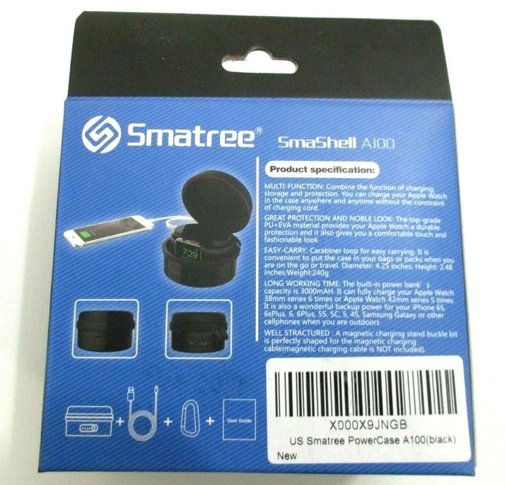 Dock pentru Apple Watch, SmaShell A100 de 38 mm și 42 mm