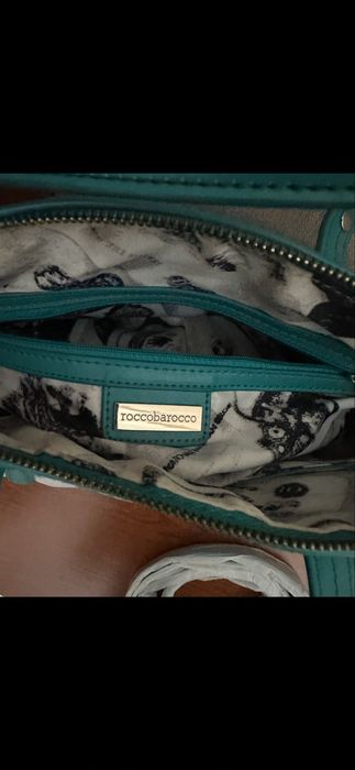 Италянская кожаная сумка .Roccobarocco.