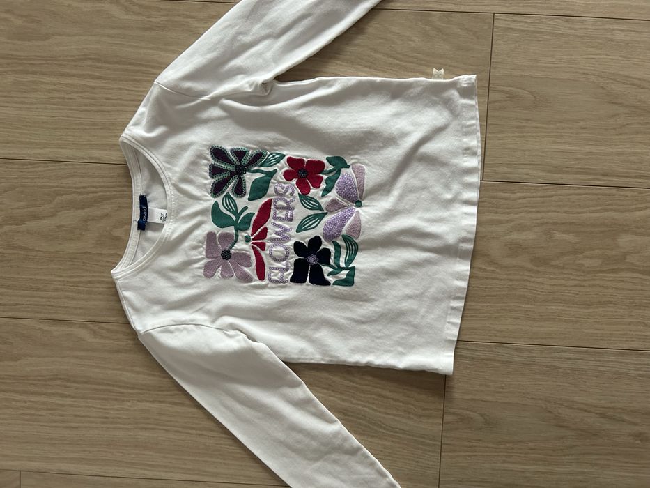 Bluze albe fetite OKAIDI 2 buc