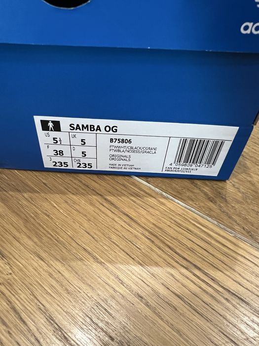 Adidas Samba размер 37 российский, 38 европа