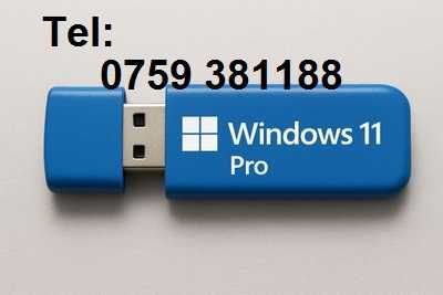 Windows 11, 10, 8, 7, xp, Office, Licenta, Stick bootabil sau Dvd/cd