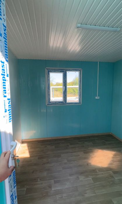 ANSAMBLU CONTAINERE MODULARE 6×7,80 m – 3 MODULE | 2× 6×2,40 m + 1× 6×3 m