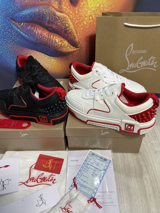 Adidasi Christian Louboutin piele naturala 100% Full Box colectie noua