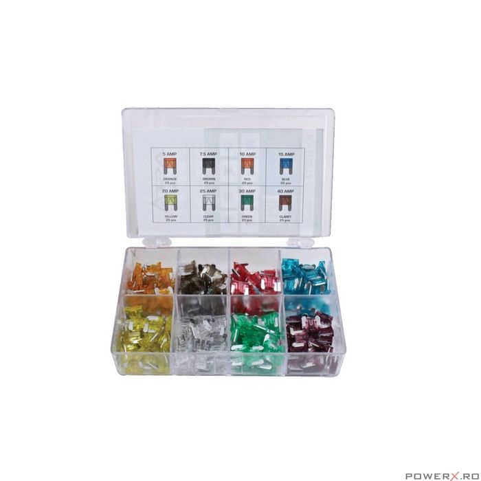 Set sigurante auto, micro, 200 piese, Asta